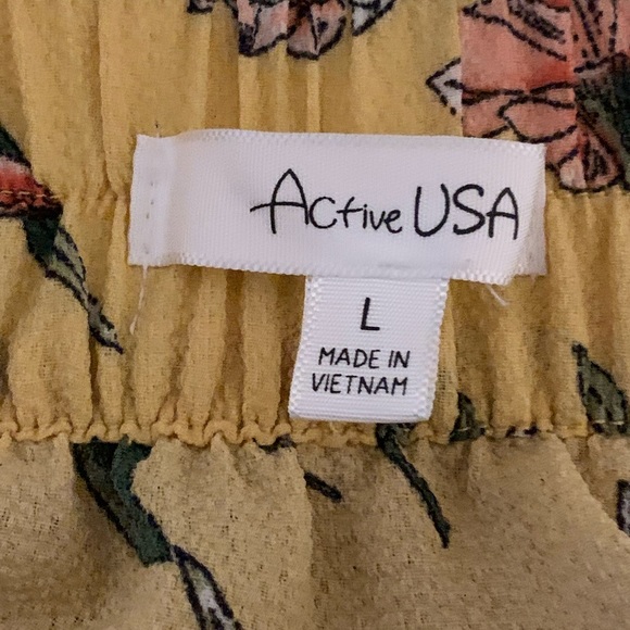 ACTIVE USA Off Shoulder Top size Large - Picture 9 of 15